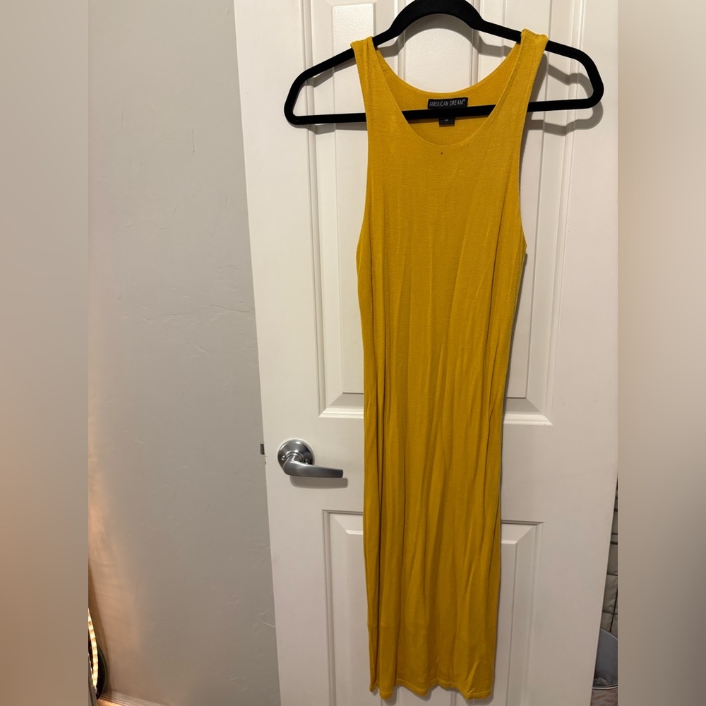 Yellow maxi dress(bundle item🩵)